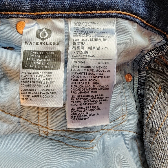 Levi Strauss Mens 511 Jeans, size 34x34 - Picture 7 of 9